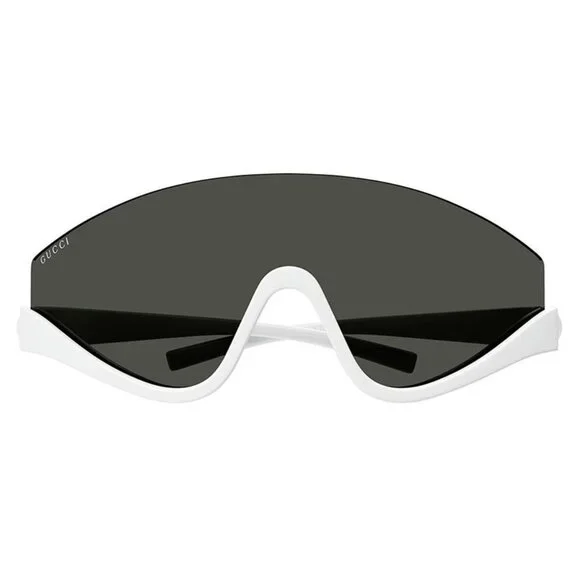 NEW GUCCI SHIELD SUNGLASSES GUCCI GG1650S 007 GREY WHITE  display picture 3